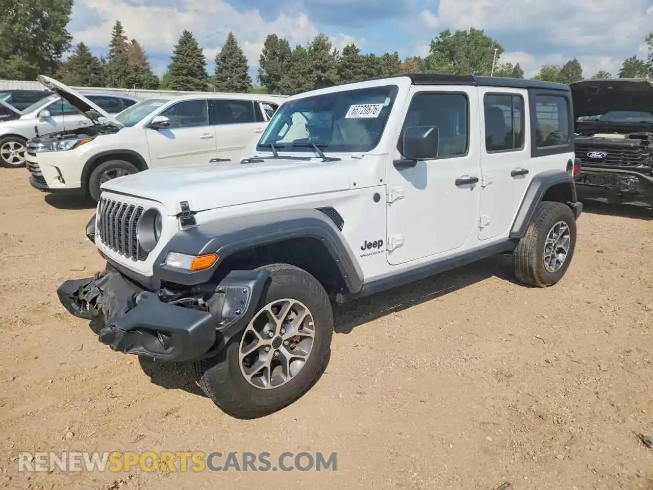 1 fotografías del automóvil dañado 1C4PJXDG7SW544605 JEEP WRANGLER 2025