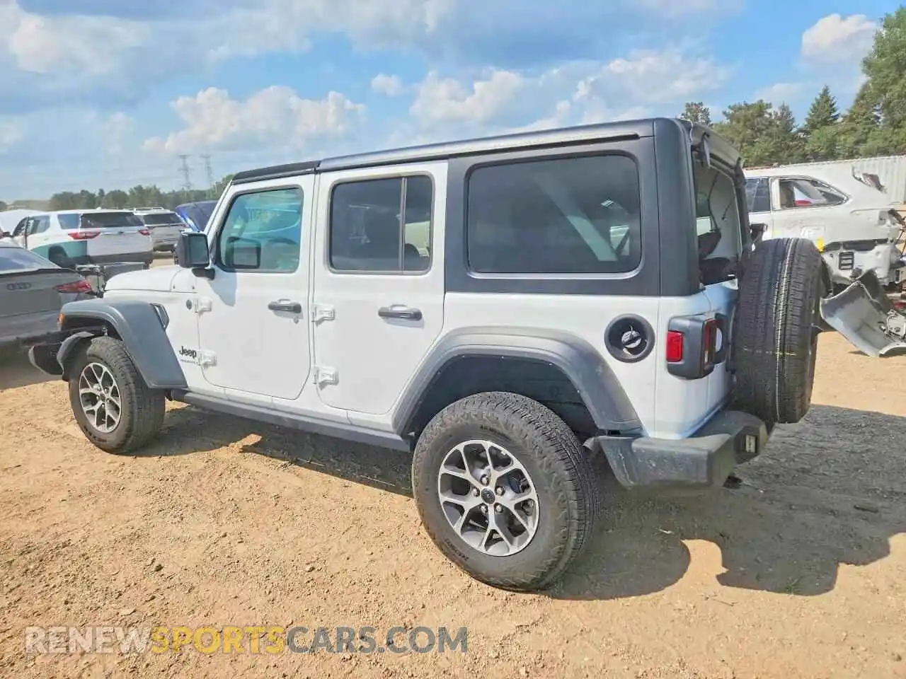 2 fotografías del automóvil dañado 1C4PJXDG7SW544605 JEEP WRANGLER 2025