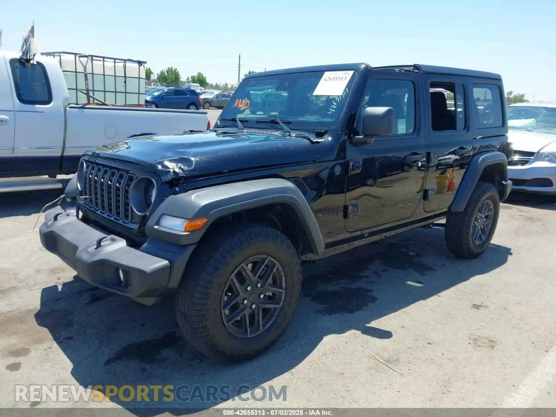 2 fotografías del automóvil dañado 1C4PJXDG8SW574714 JEEP WRANGLER 2025