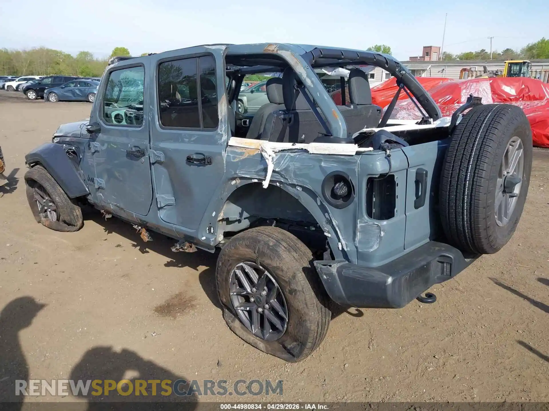 3 fotografías del automóvil dañado 1C4PJXDGXSW536143 JEEP WRANGLER 2025