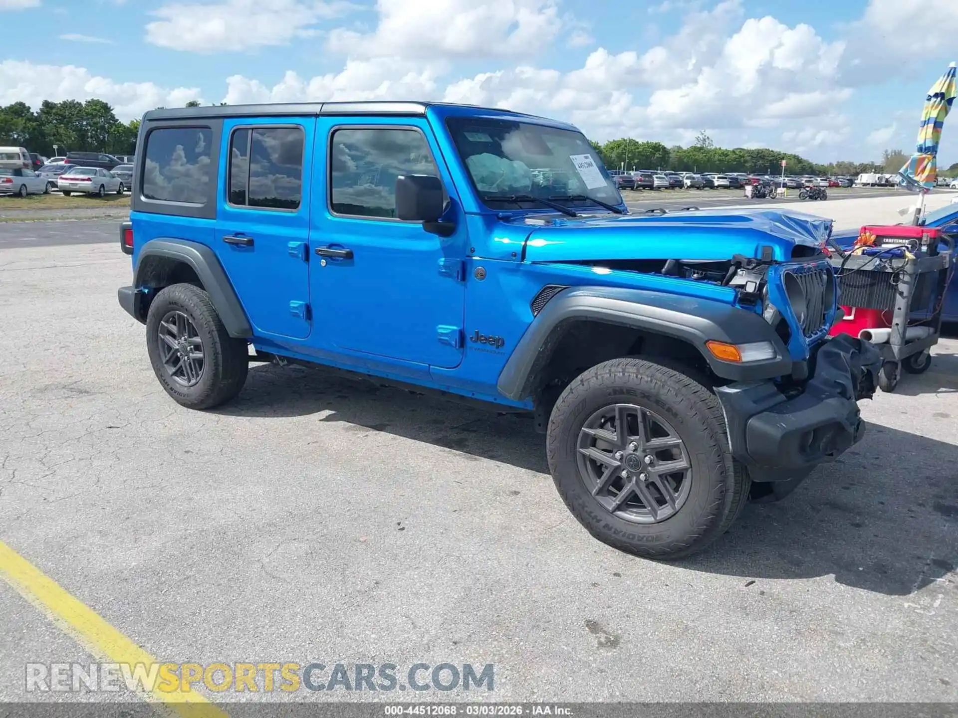 1 Photograph of a damaged car 1C4PJXDN0SW608904 JEEP WRANGLER 2025