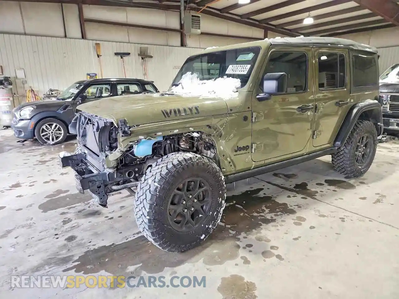 1 Photograph of a damaged car 1C4PJXDN1SW507323 JEEP WRANGLER 2025
