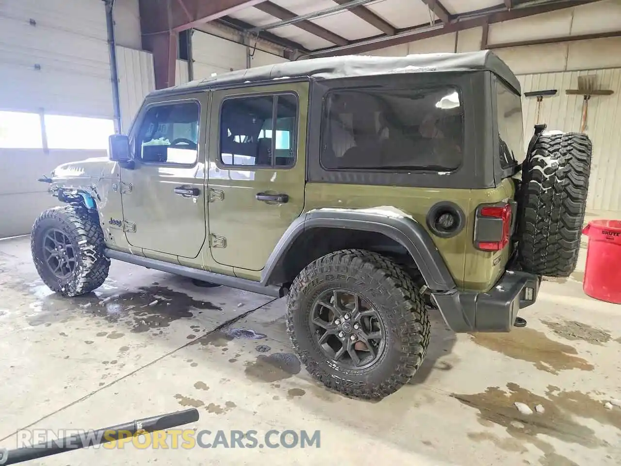 2 Photograph of a damaged car 1C4PJXDN1SW507323 JEEP WRANGLER 2025