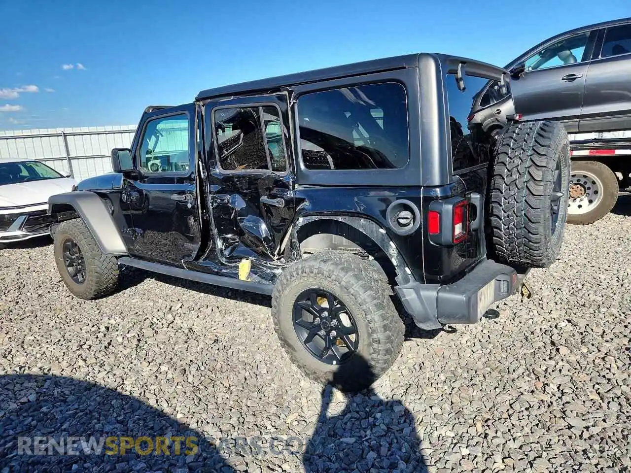 2 fotografías del automóvil dañado 1C4PJXDN1SW555601 JEEP WRANGLER 2025