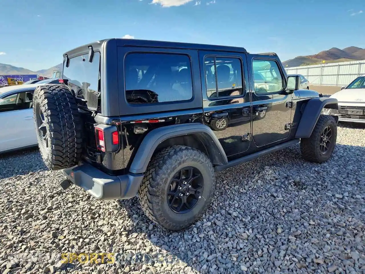 3 fotografías del automóvil dañado 1C4PJXDN1SW555601 JEEP WRANGLER 2025