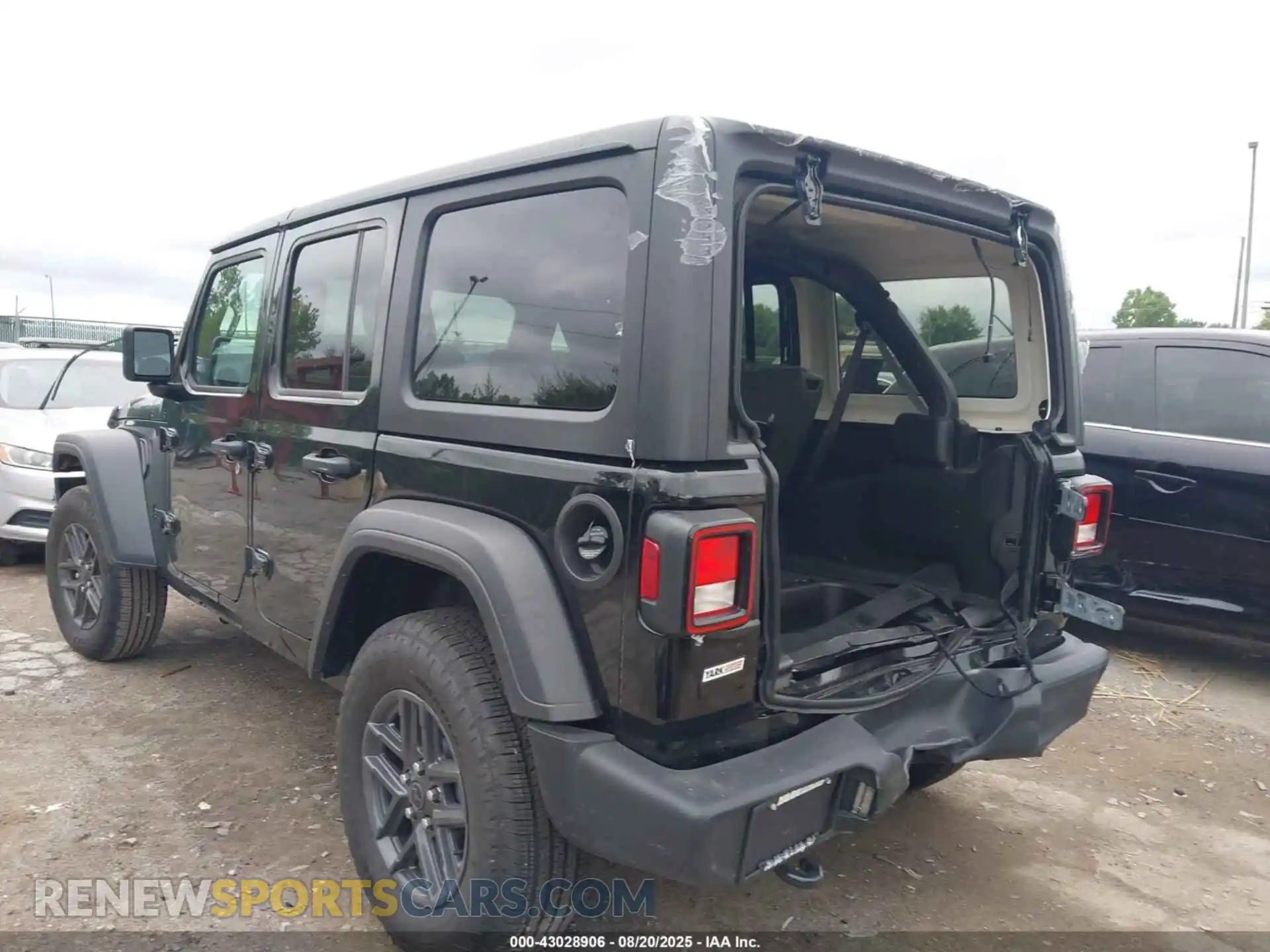 3 fotografías del automóvil dañado 1C4PJXDN2SW513101 JEEP WRANGLER 2025