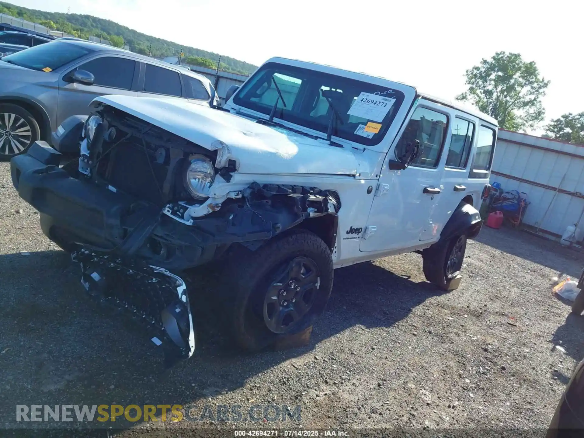 2 Photograph of a damaged car 1C4PJXDN2SW523322 JEEP WRANGLER 2025