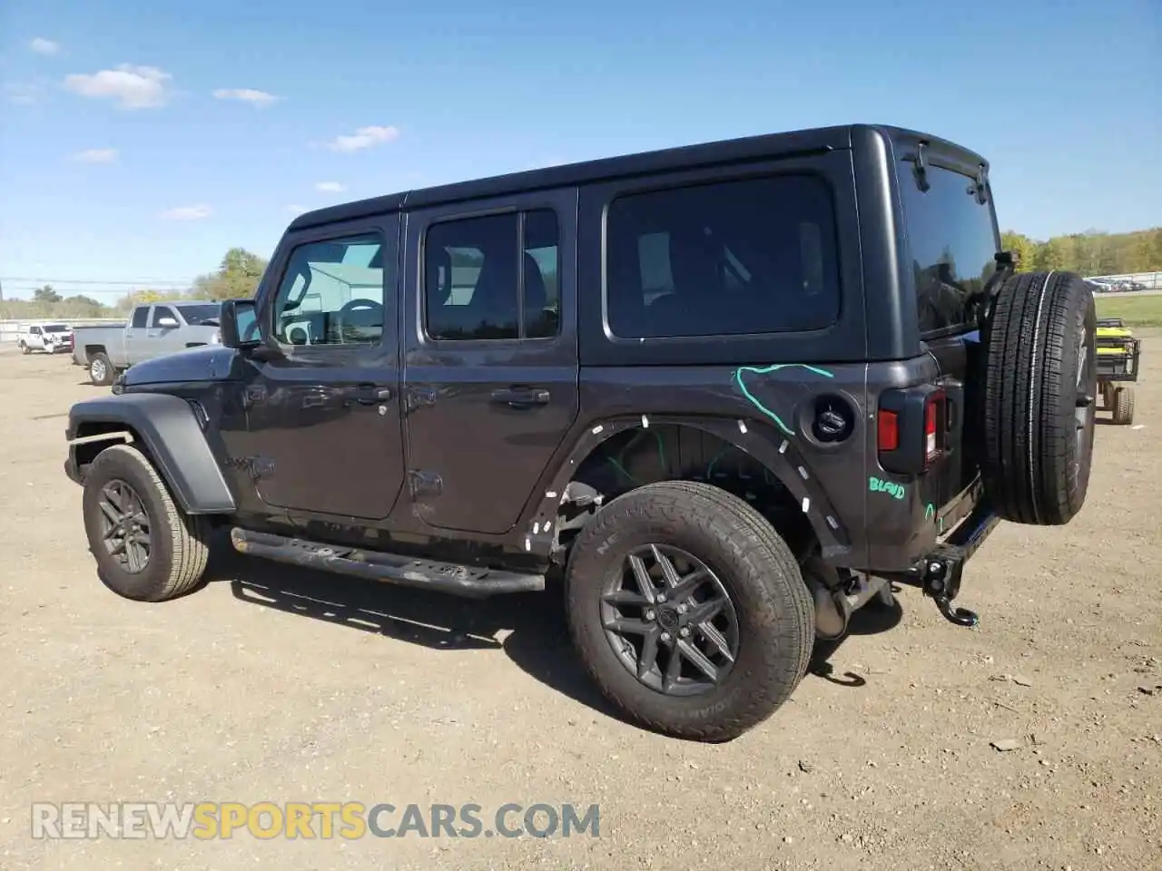 2 fotografías del automóvil dañado 1C4PJXDN2SW626255 JEEP WRANGLER 2025