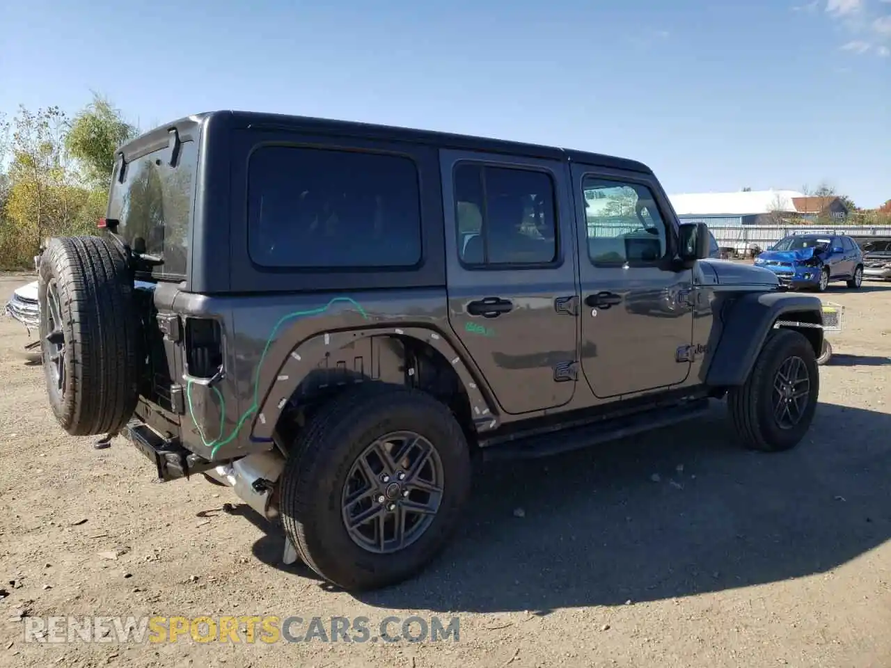 3 fotografías del automóvil dañado 1C4PJXDN2SW626255 JEEP WRANGLER 2025
