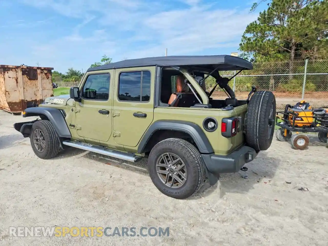 2 fotografías del automóvil dañado 1C4PJXDN2SW647591 JEEP WRANGLER 2025