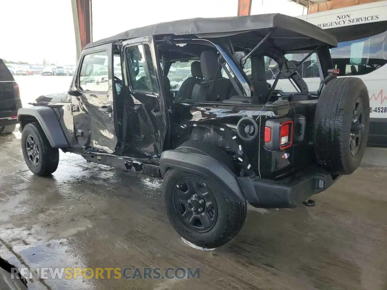 2 Photograph of a damaged car 1C4PJXDN3SW520493 JEEP WRANGLER 2025