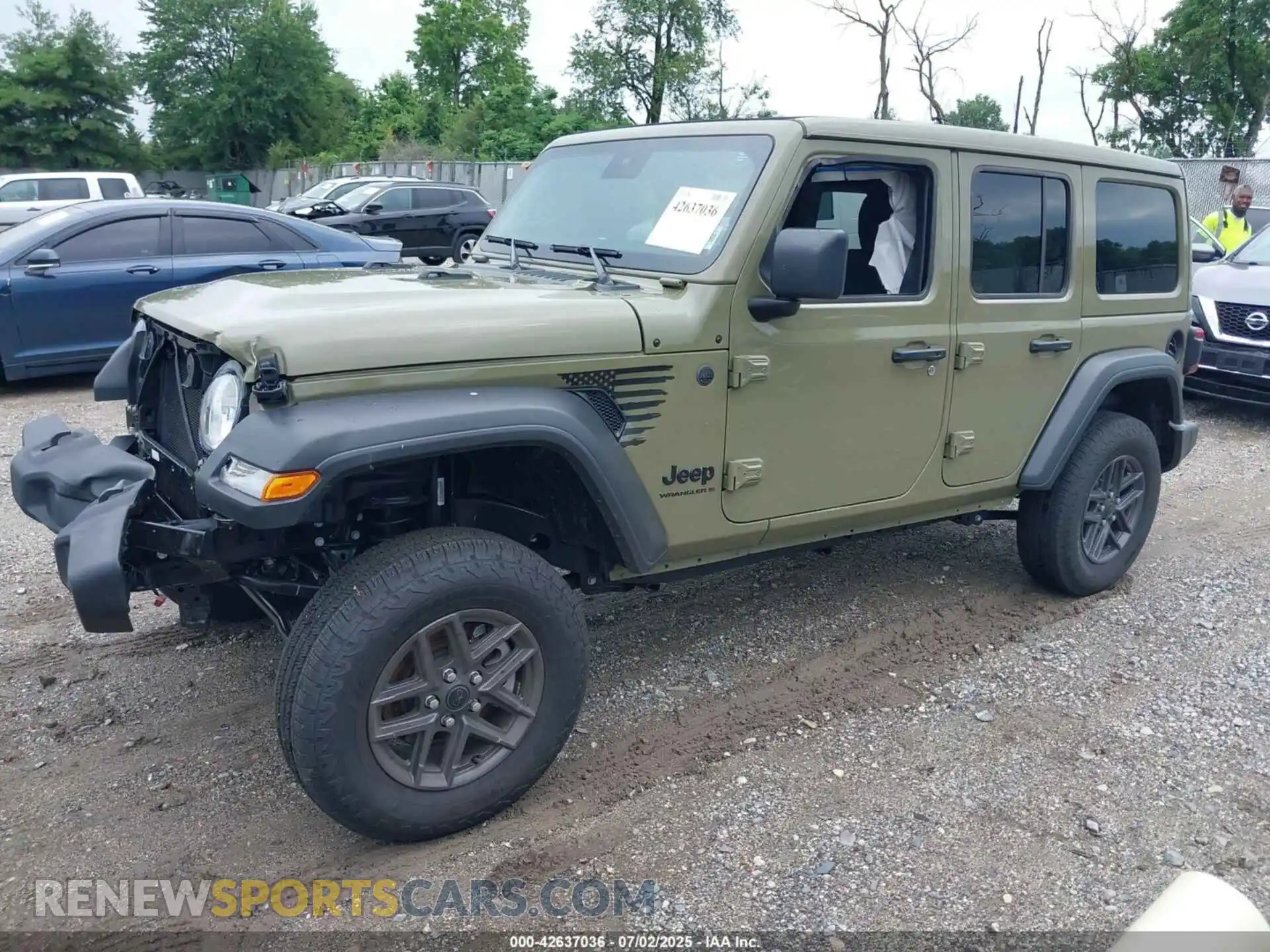 2 Photograph of a damaged car 1C4PJXDN3SW543076 JEEP WRANGLER 2025