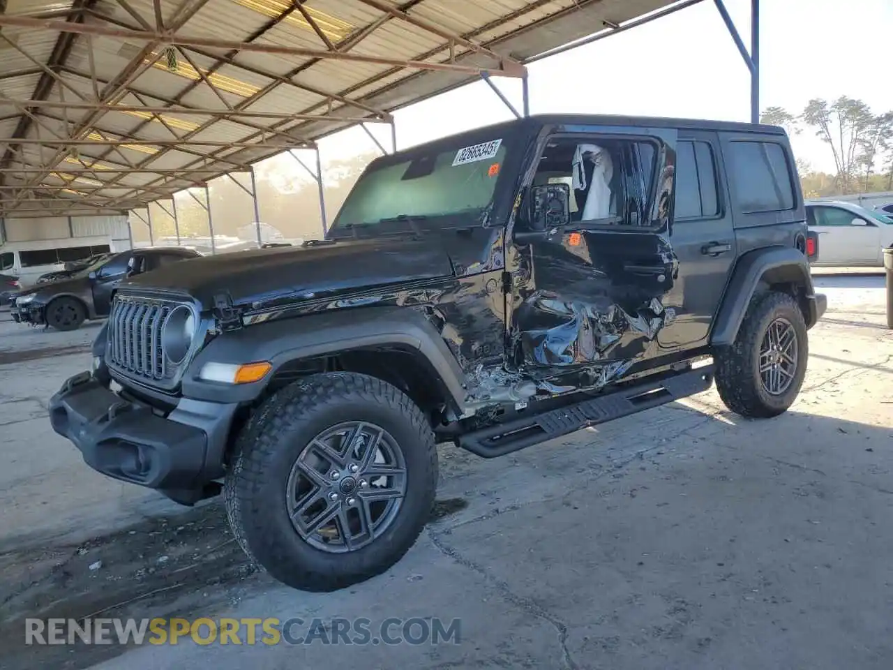 1 Photograph of a damaged car 1C4PJXDN3SW593721 JEEP WRANGLER 2025