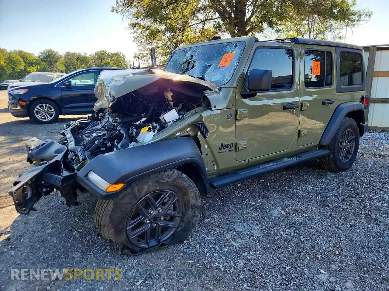 1 Photograph of a damaged car 1C4PJXDN3SW647776 JEEP WRANGLER 2025