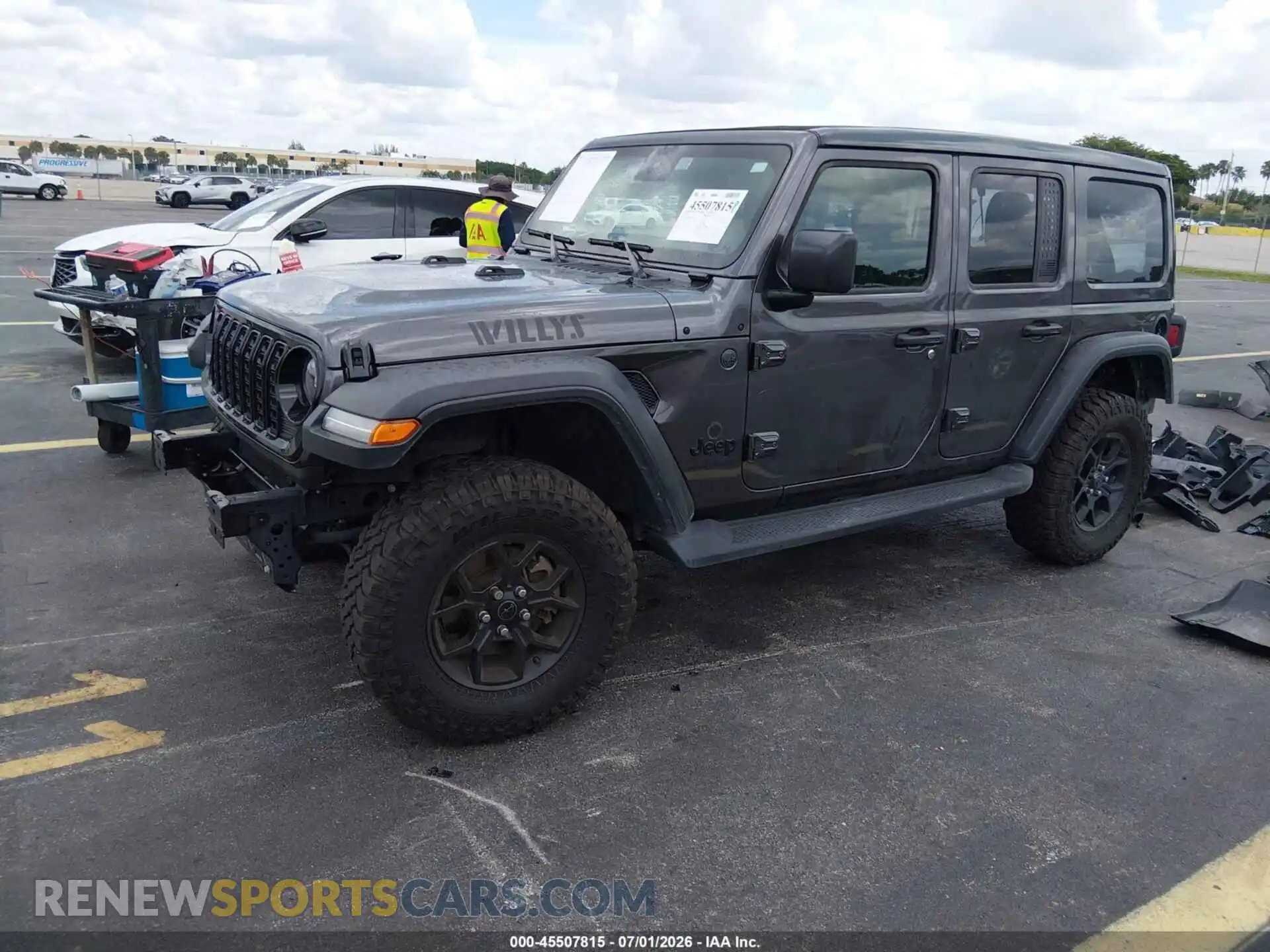 2 Photograph of a damaged car 1C4PJXDN5SW552832 JEEP WRANGLER 2025