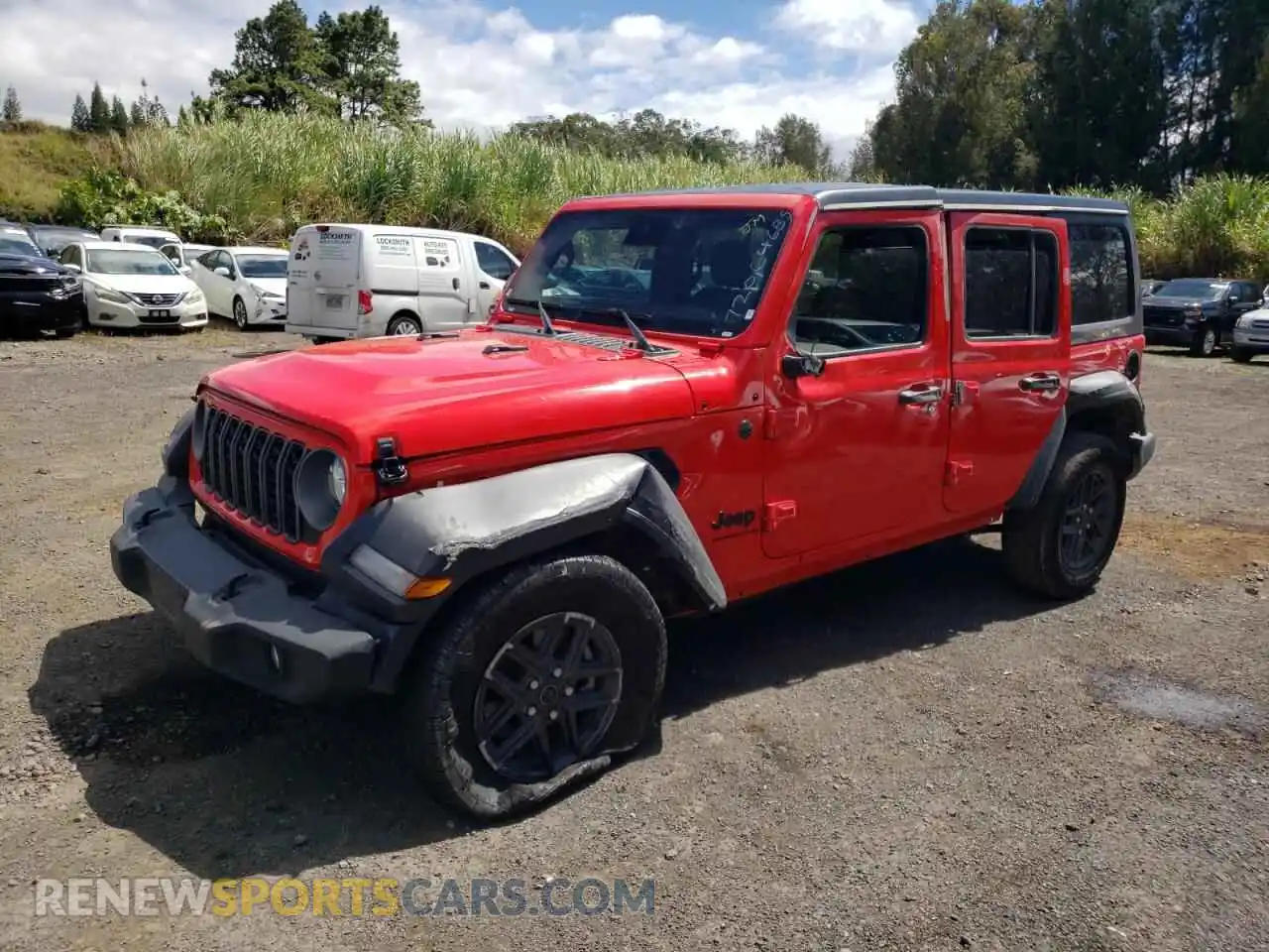 1 fotografías del automóvil dañado 1C4PJXDN6SW500786 JEEP WRANGLER 2025