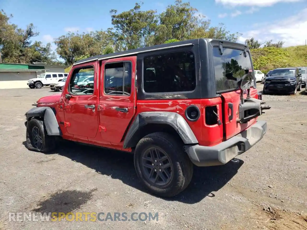 2 fotografías del automóvil dañado 1C4PJXDN6SW500786 JEEP WRANGLER 2025