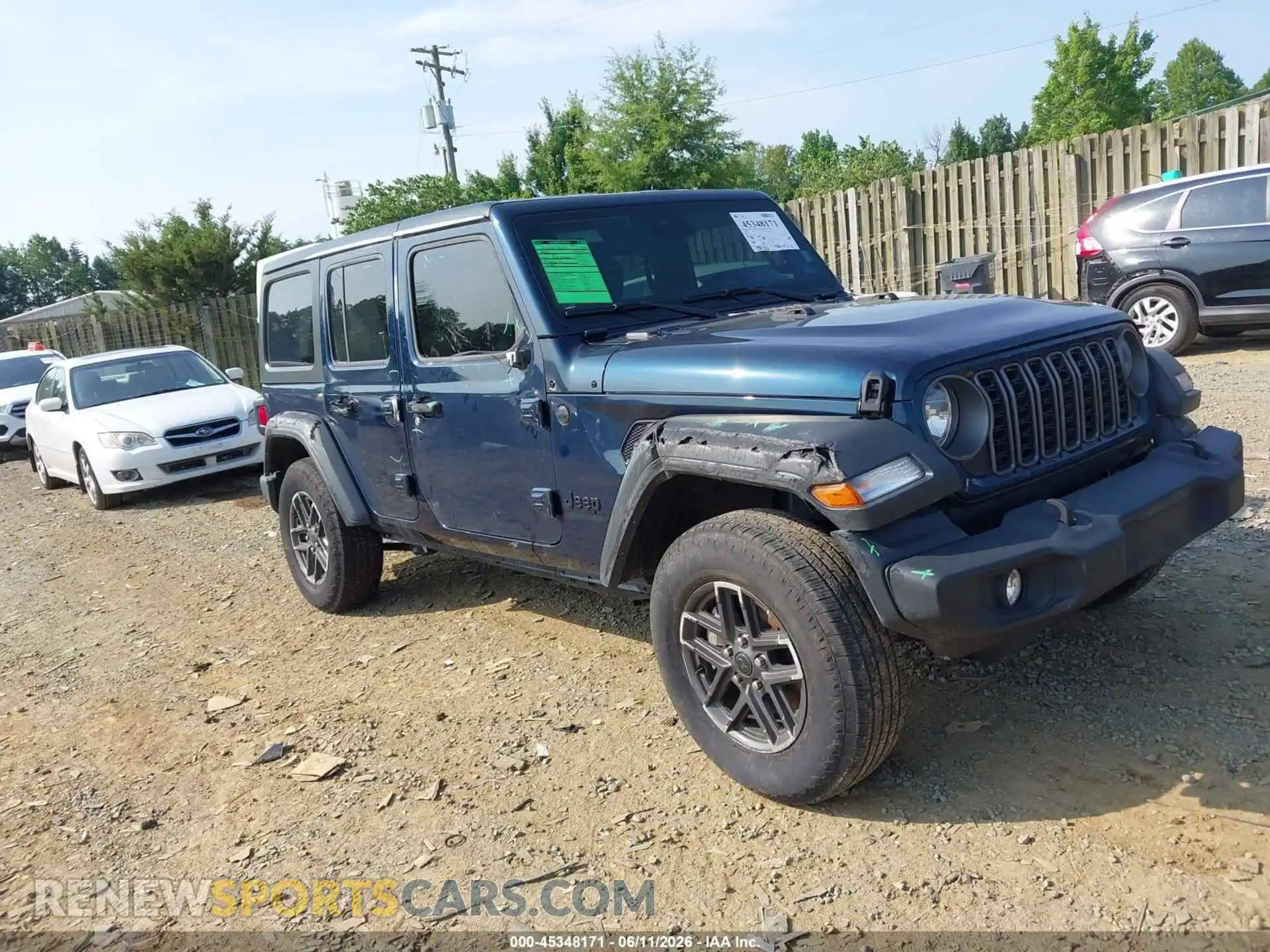 1 Photograph of a damaged car 1C4PJXDN6SW540558 JEEP WRANGLER 2025