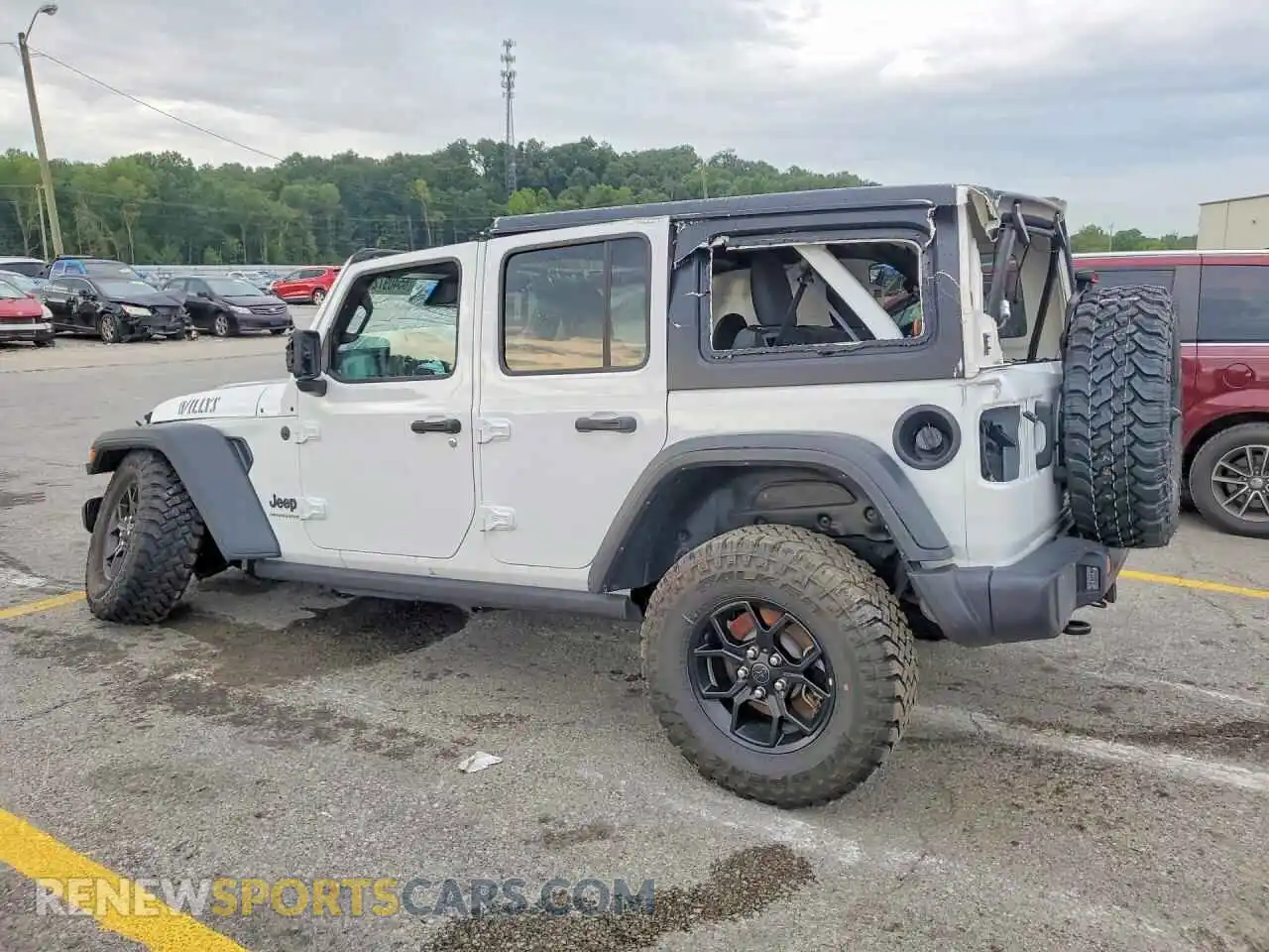 2 Photograph of a damaged car 1C4PJXDN6SW573771 JEEP WRANGLER 2025