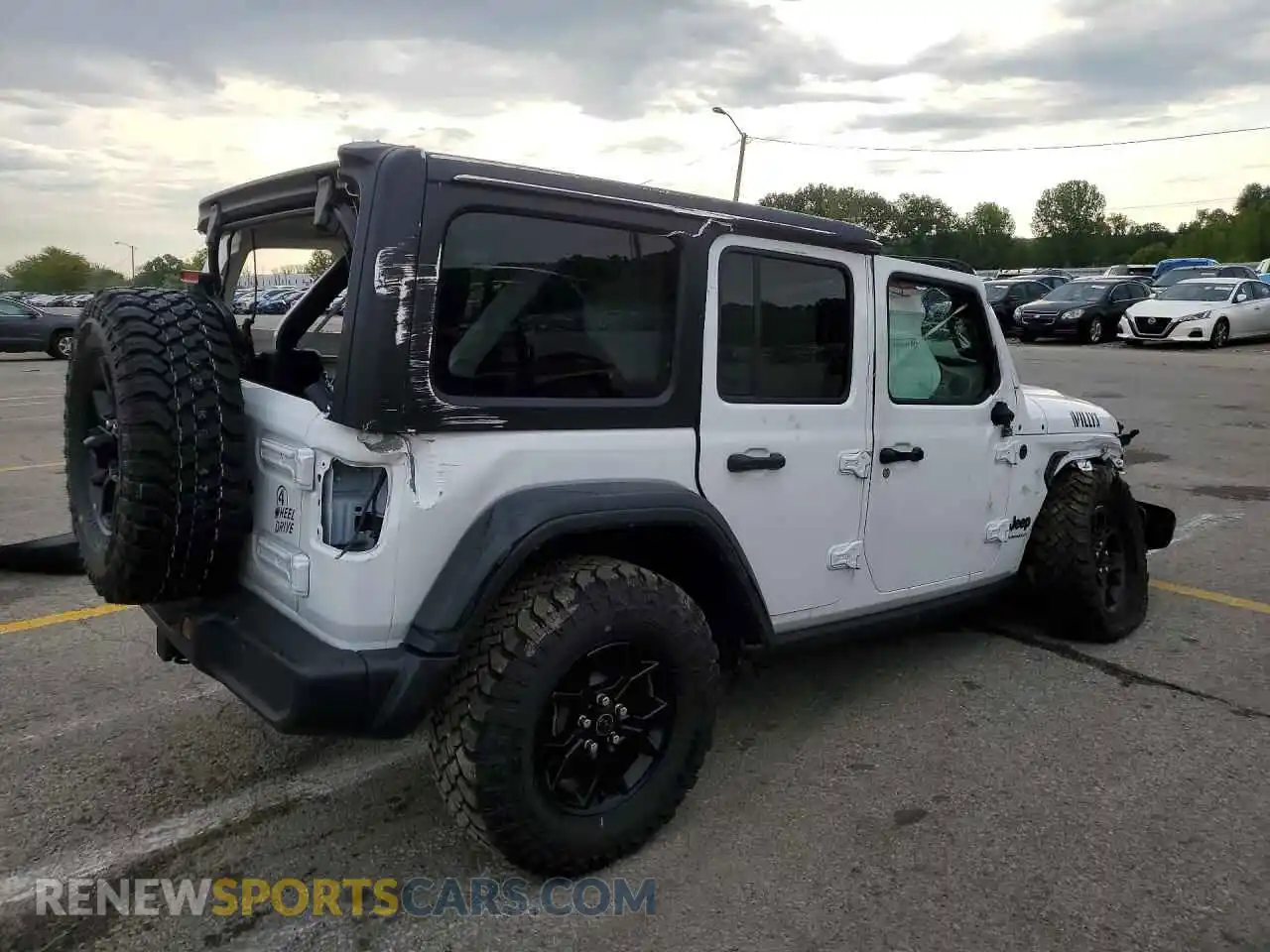 3 Photograph of a damaged car 1C4PJXDN6SW573771 JEEP WRANGLER 2025