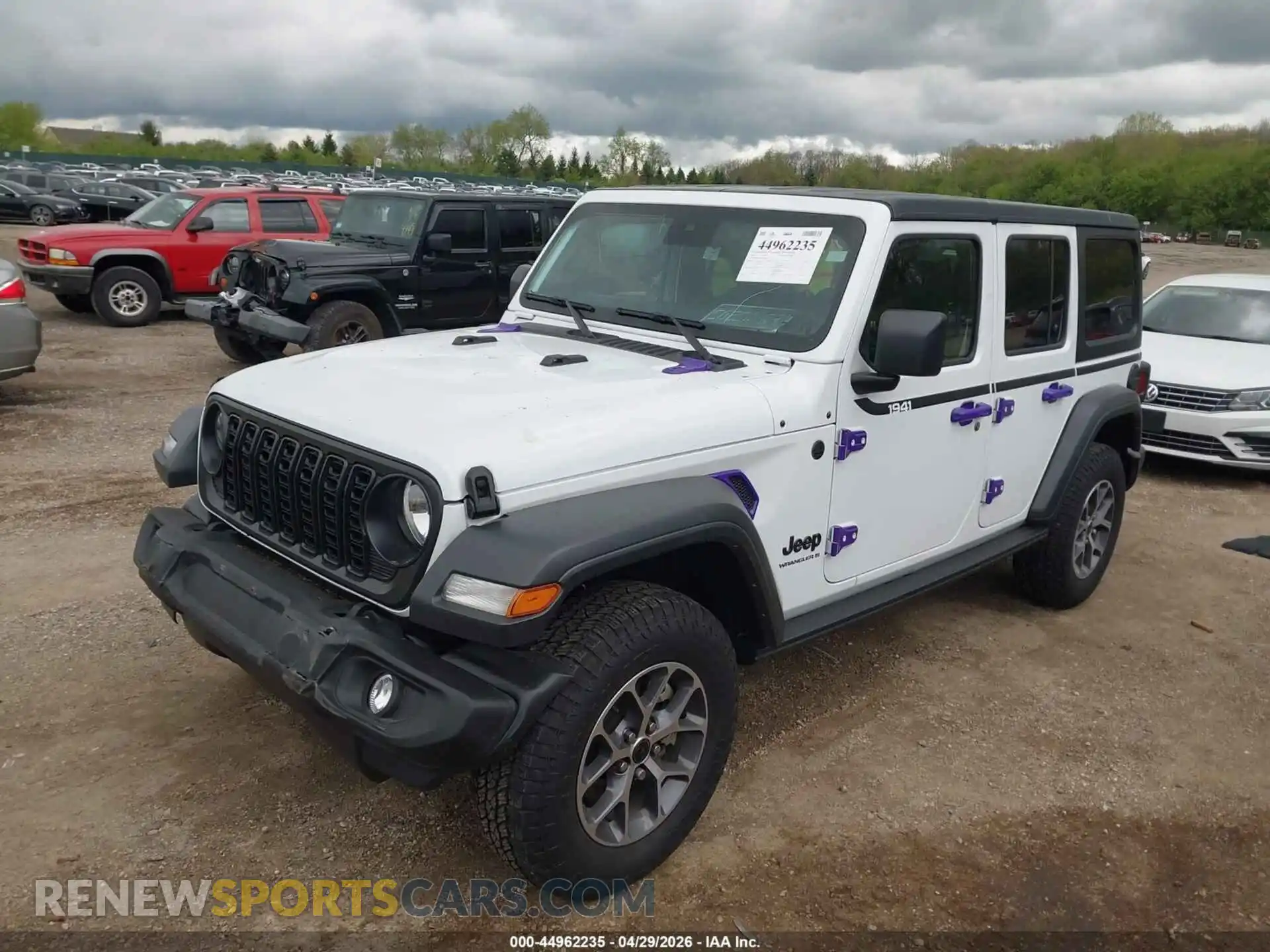 2 fotografías del automóvil dañado 1C4PJXDN7SW509805 JEEP WRANGLER 2025