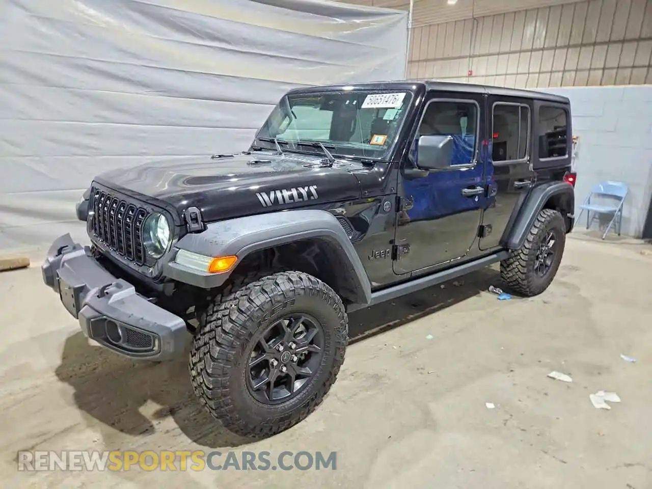 1 Photograph of a damaged car 1C4PJXDN7SW554680 JEEP WRANGLER 2025