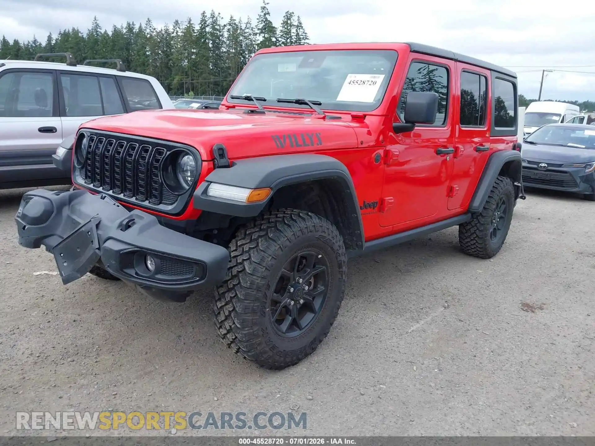 2 Photograph of a damaged car 1C4PJXDN7SW555621 JEEP WRANGLER 2025