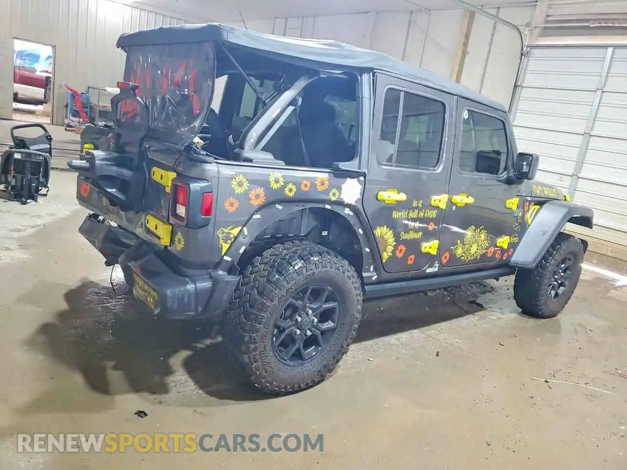 3 fotografías del automóvil dañado 1C4PJXDN8SW524197 JEEP WRANGLER 2025