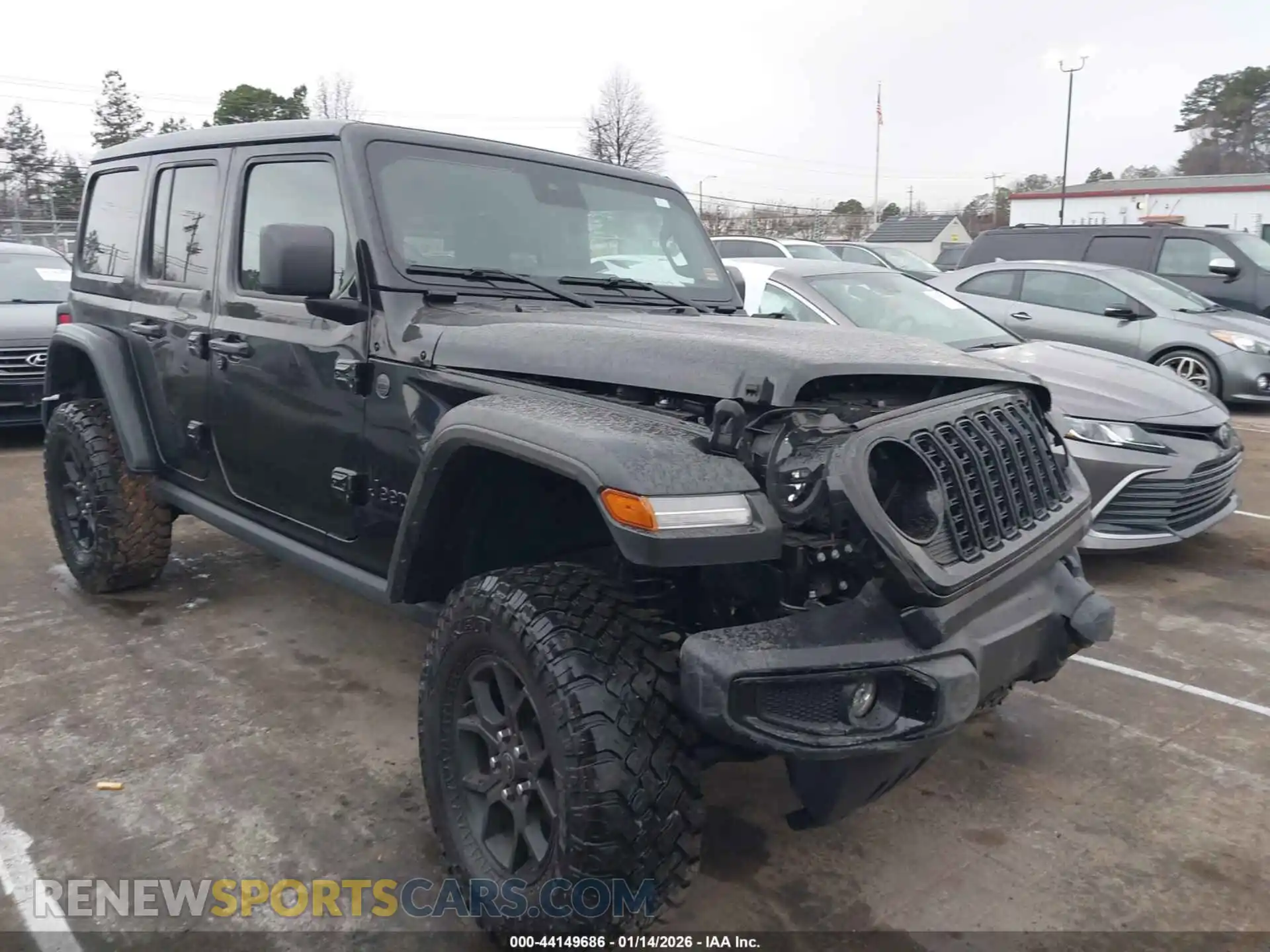 1 fotografías del automóvil dañado 1C4PJXDNXSW509538 JEEP WRANGLER 2025