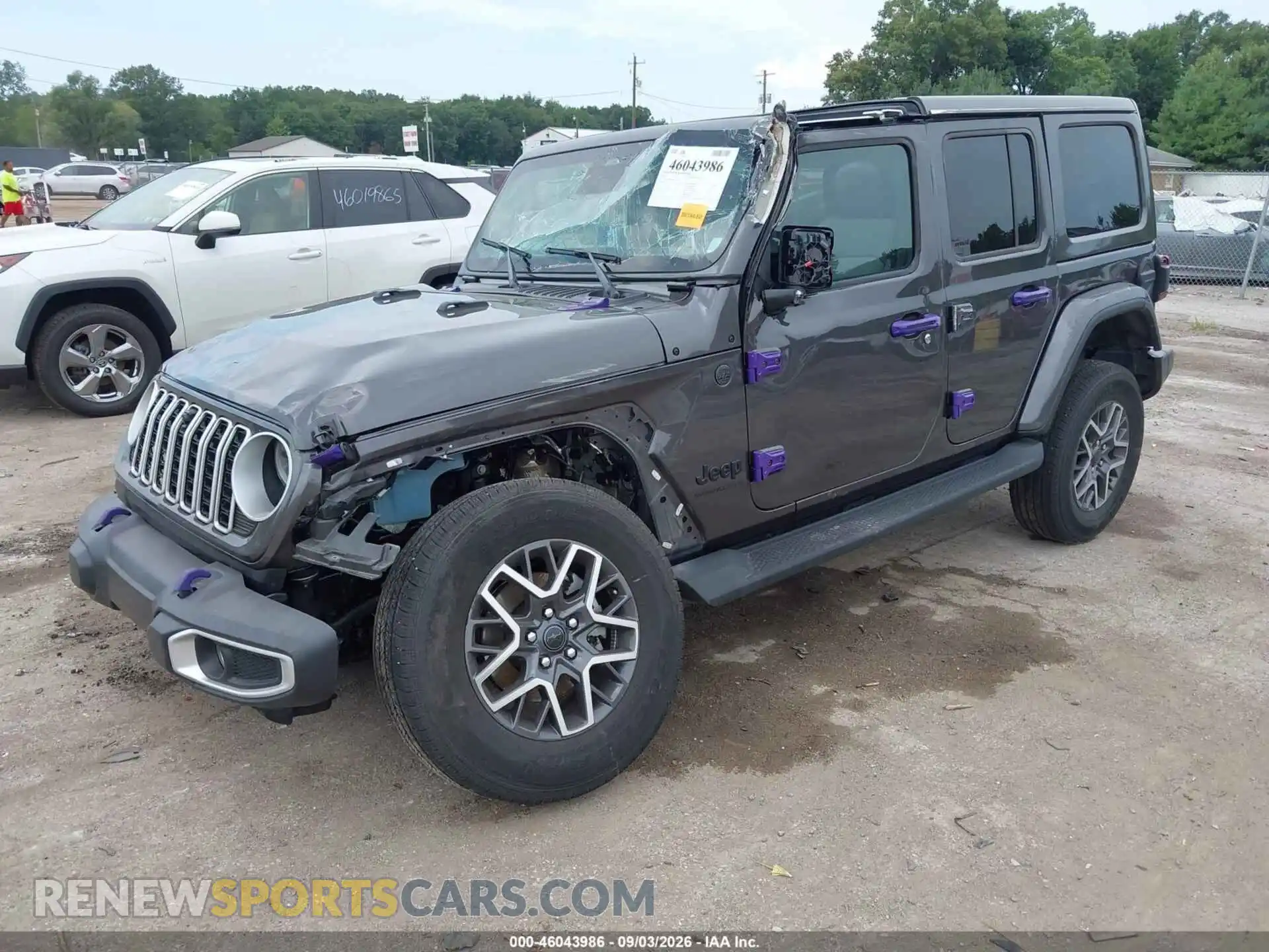 2 fotografías del automóvil dañado 1C4PJXEN0SW609565 JEEP WRANGLER 2025