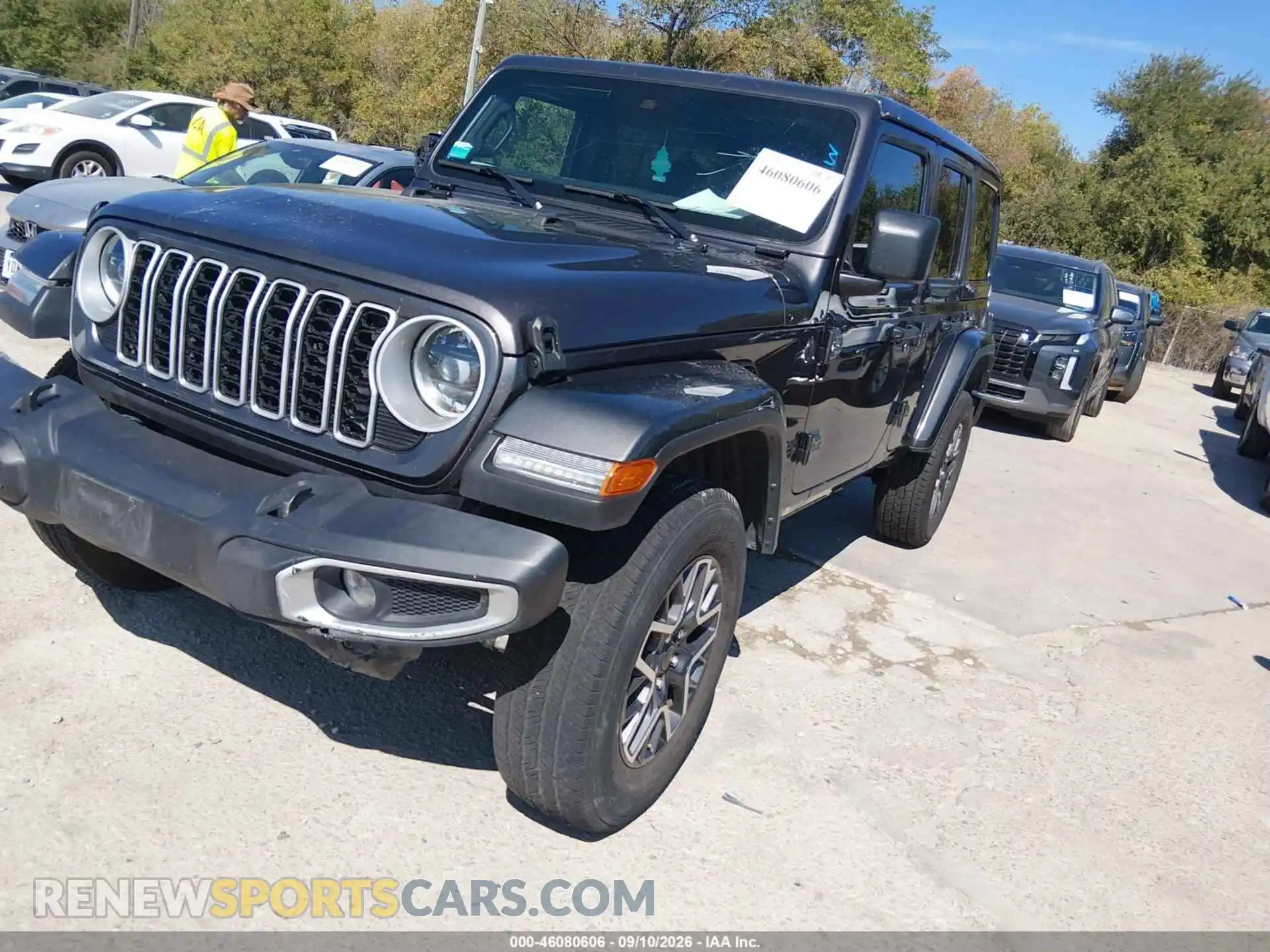 2 fotografías del automóvil dañado 1C4PJXEN3SW569451 JEEP WRANGLER 2025
