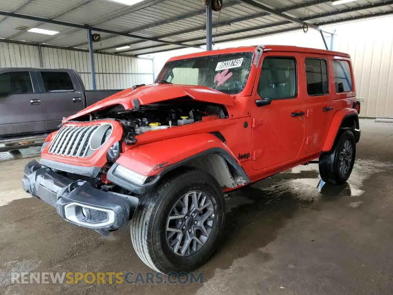 1 Photograph of a damaged car 1C4PJXEN4SW556319 JEEP WRANGLER 2025
