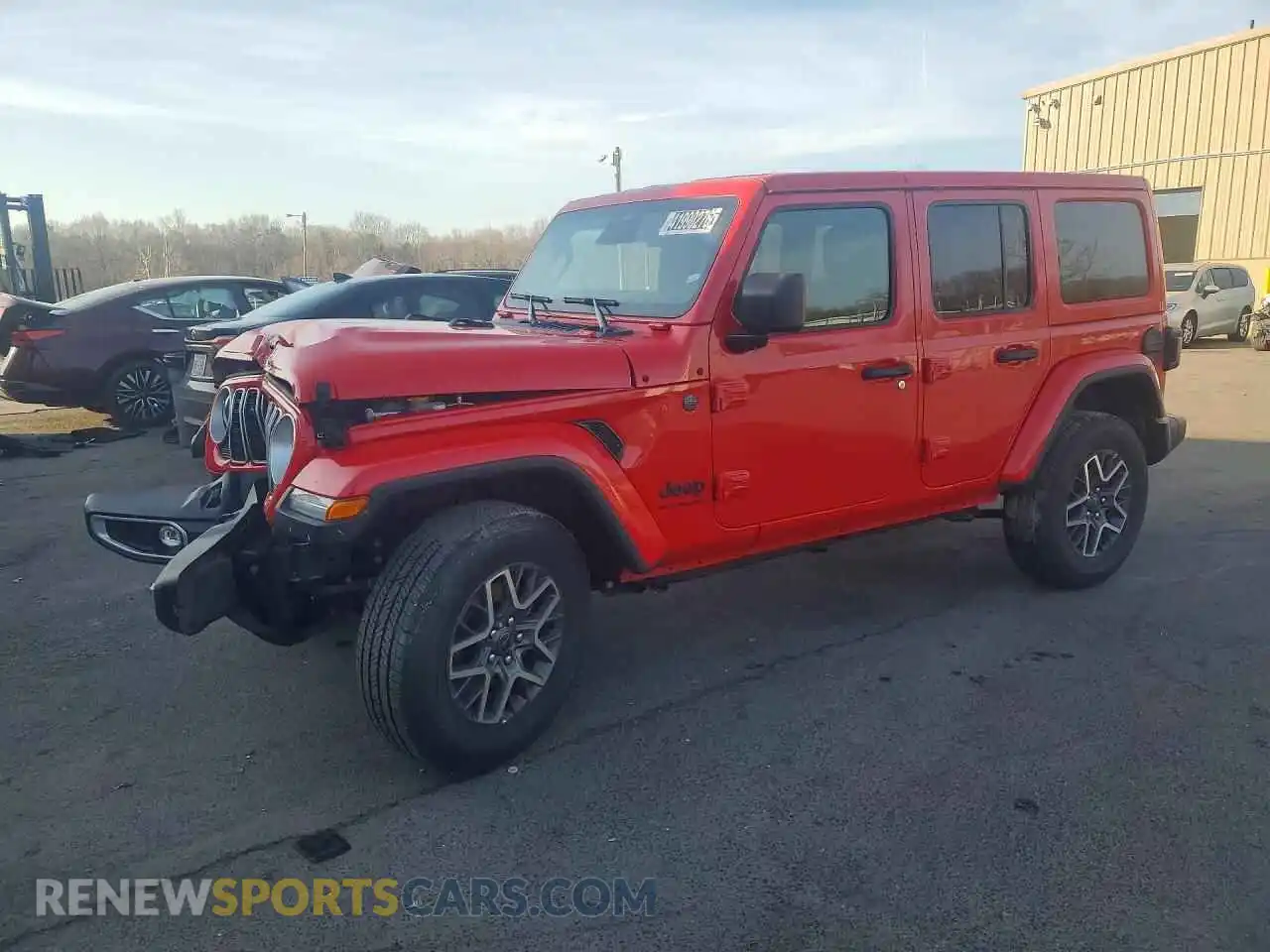 1 Photograph of a damaged car 1C4PJXEN4SW599008 JEEP WRANGLER 2025