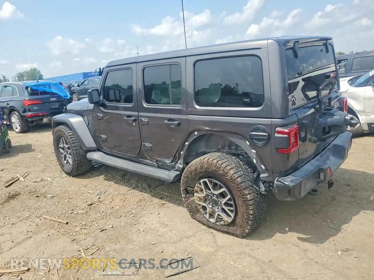 2 fotografías del automóvil dañado 1C4PJXEN5SW506092 JEEP WRANGLER 2025