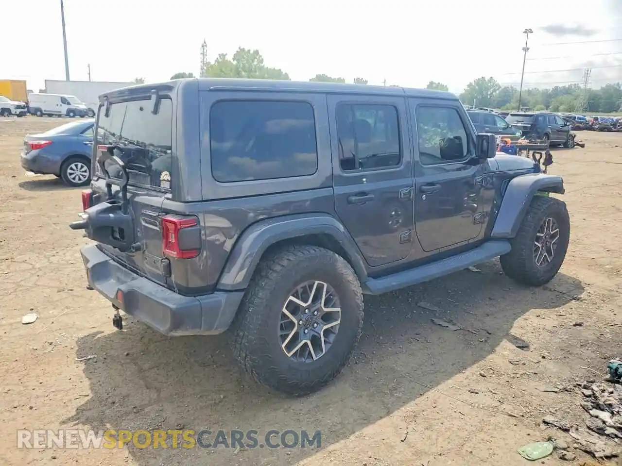 3 fotografías del automóvil dañado 1C4PJXEN5SW506092 JEEP WRANGLER 2025