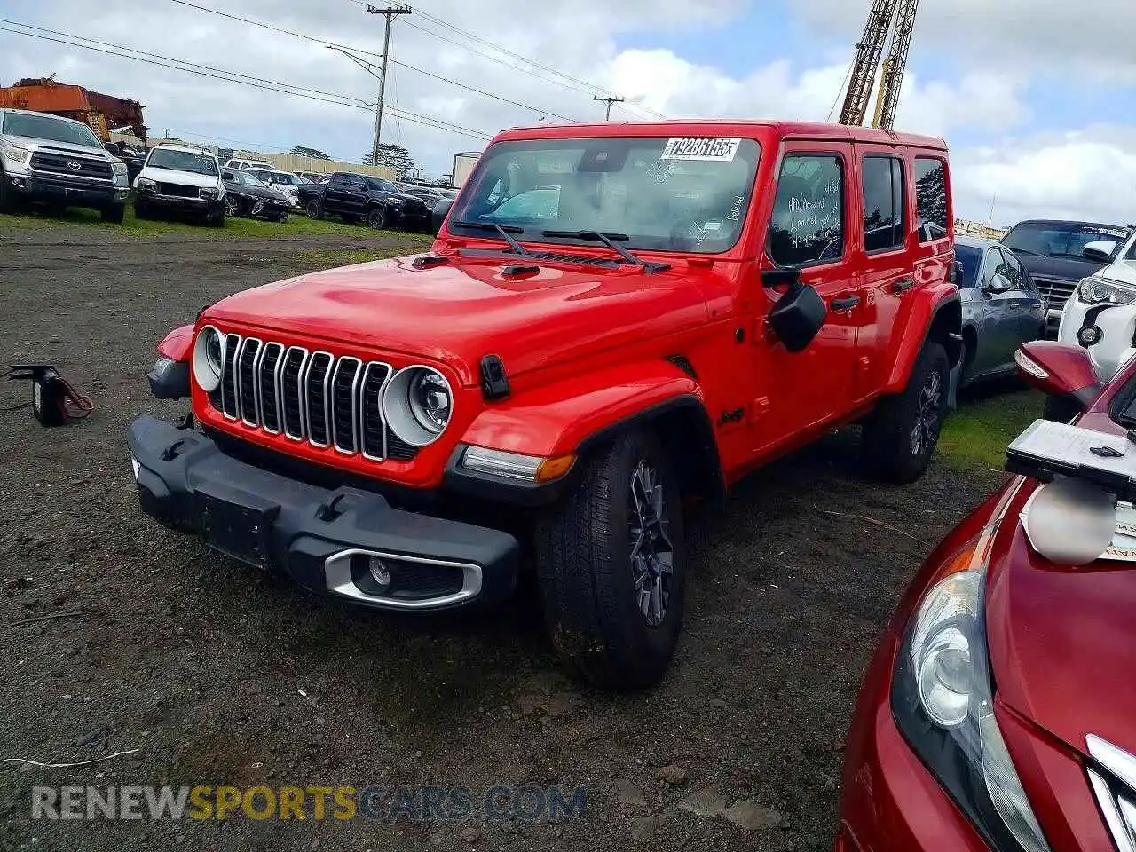 1 Photograph of a damaged car 1C4PJXEN6SW570383 JEEP WRANGLER 2025