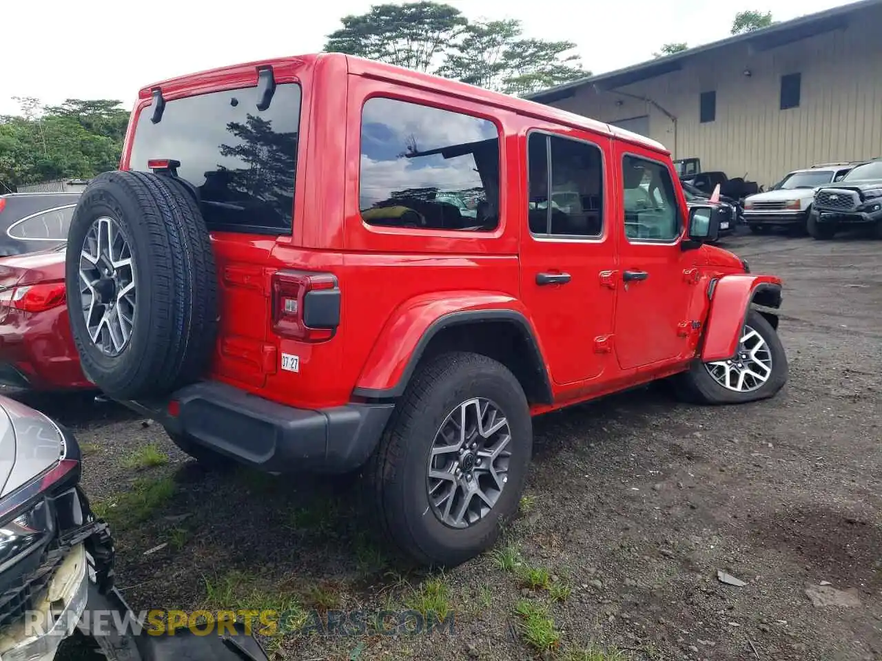 3 Photograph of a damaged car 1C4PJXEN6SW570383 JEEP WRANGLER 2025