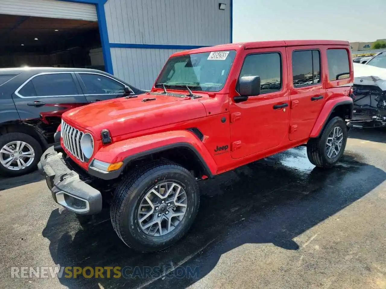 1 Photograph of a damaged car 1C4PJXEN9SW587663 JEEP WRANGLER 2025