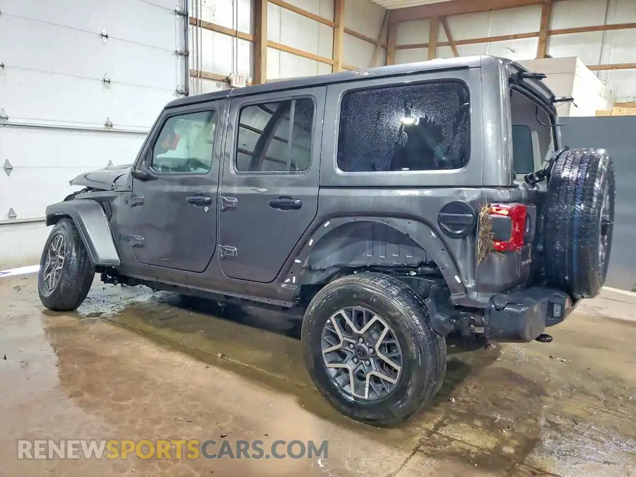 2 fotografías del automóvil dañado 1C4PJXENXSW568619 JEEP WRANGLER 2025
