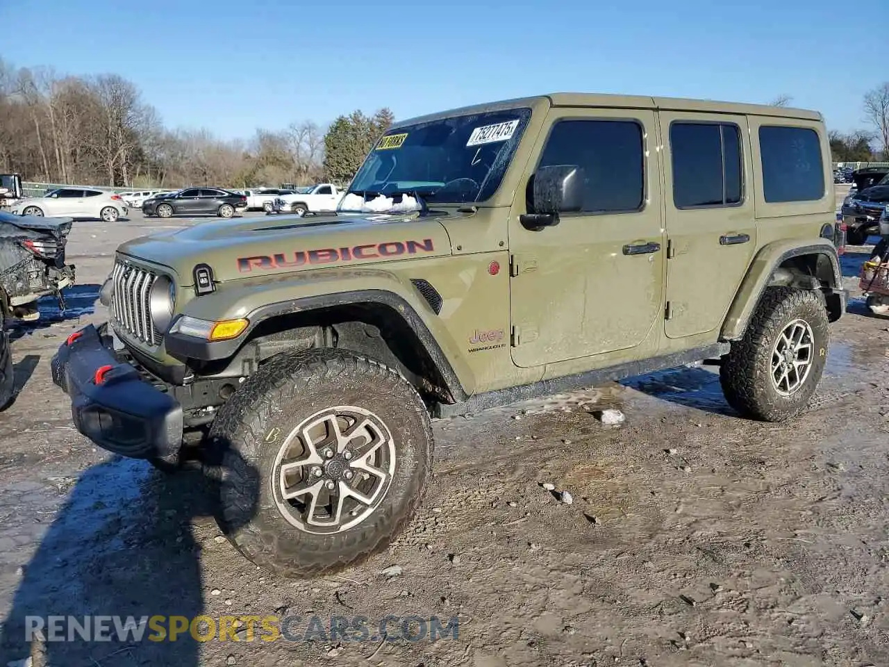 1 Photograph of a damaged car 1C4PJXFG3SW651048 JEEP WRANGLER 2025