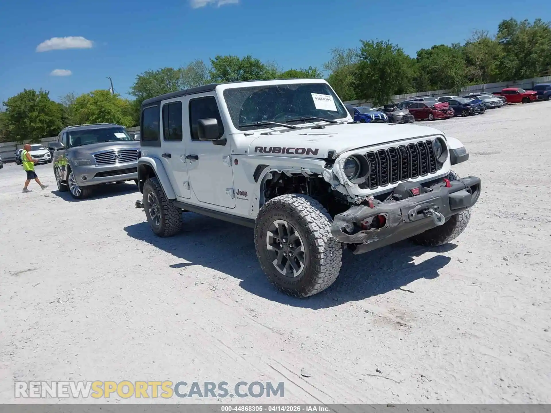 1 Photograph of a damaged car 1C4PJXFG3SW652460 JEEP WRANGLER 2025