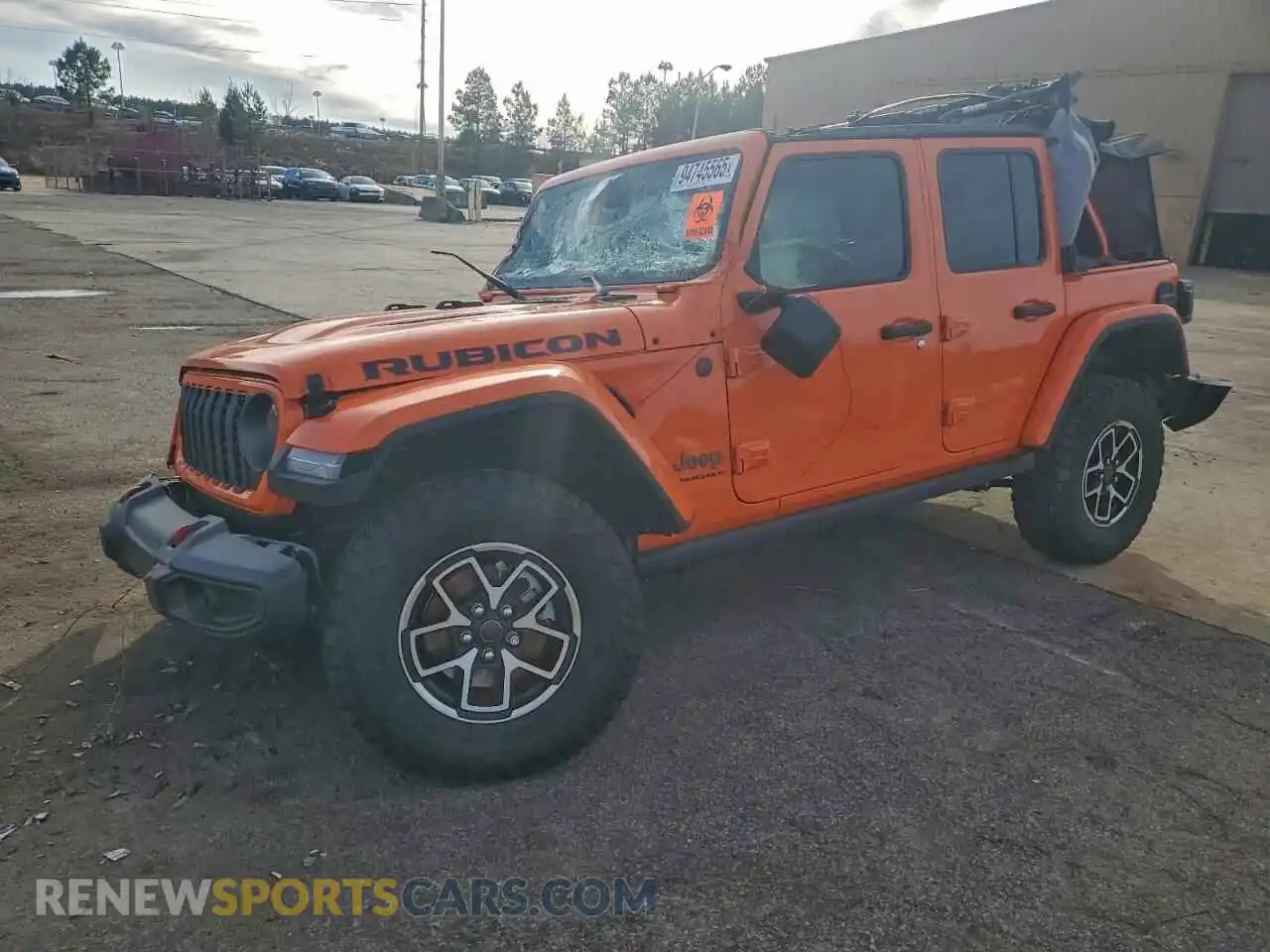 1 Photograph of a damaged car 1C4PJXFG8SW593471 JEEP WRANGLER 2025
