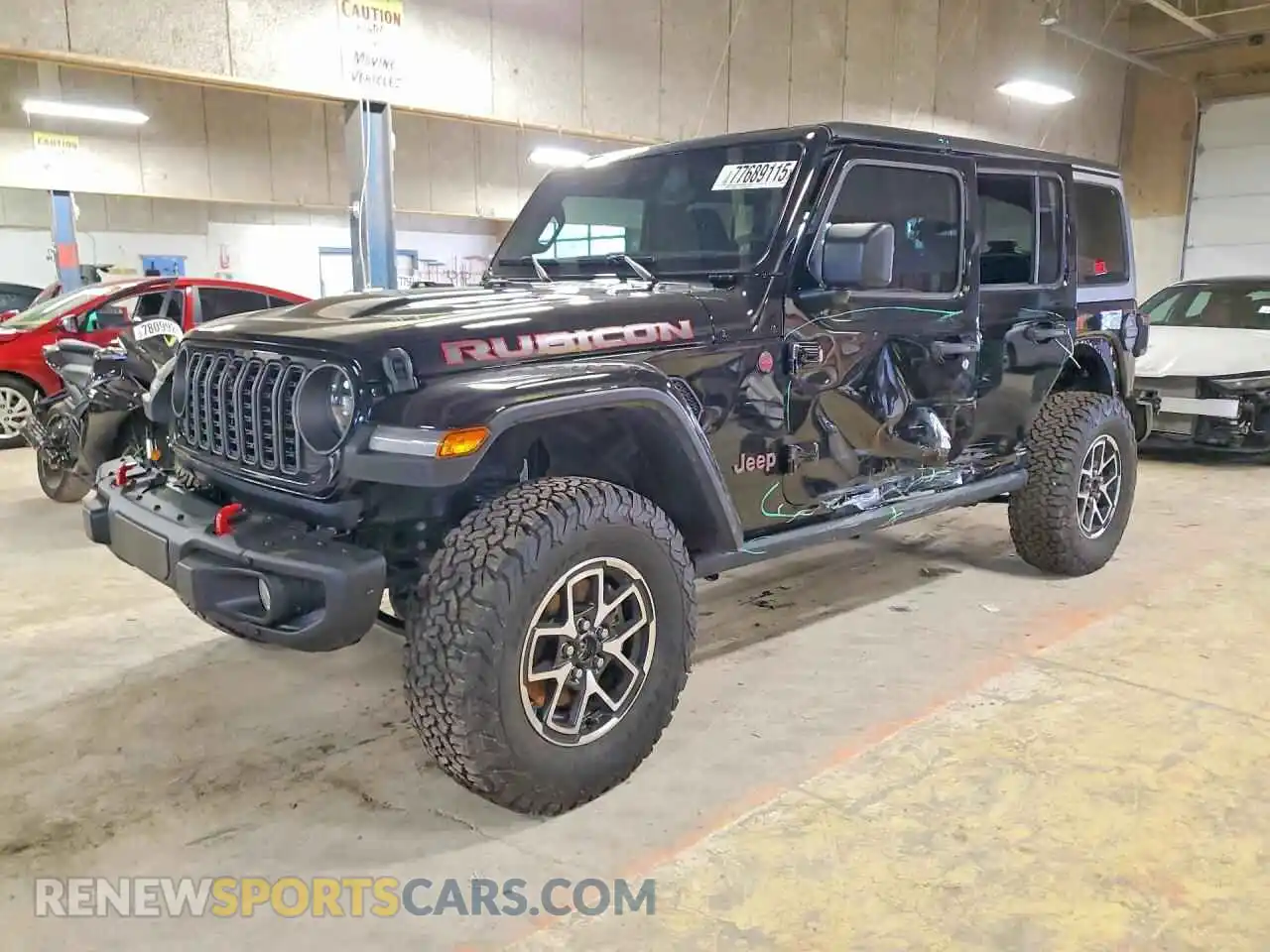 1 Photograph of a damaged car 1C4PJXFG8SW662353 JEEP WRANGLER 2025