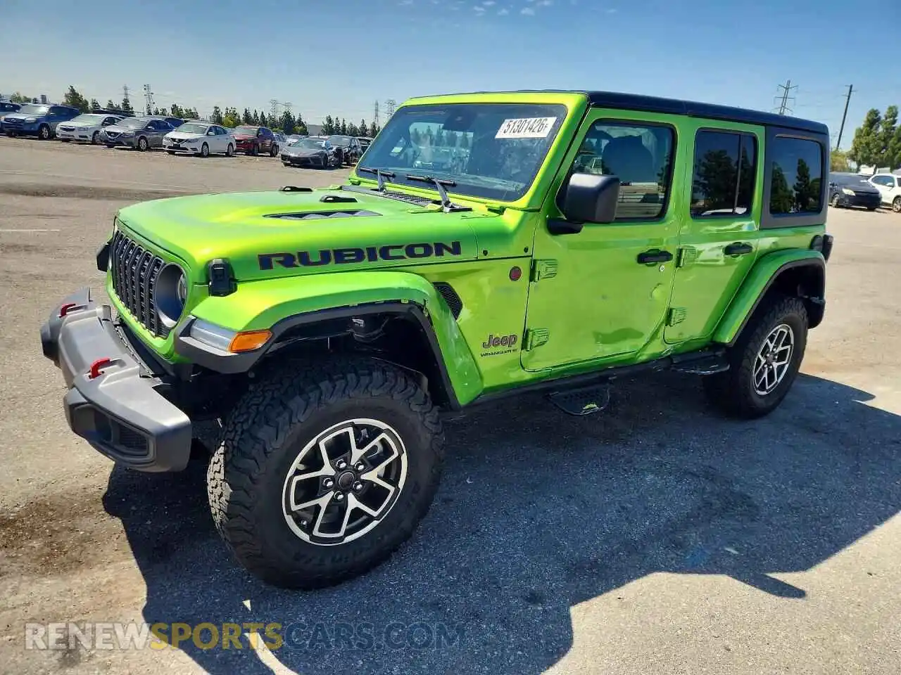 1 Photograph of a damaged car 1C4PJXFG9SW659722 JEEP WRANGLER 2025