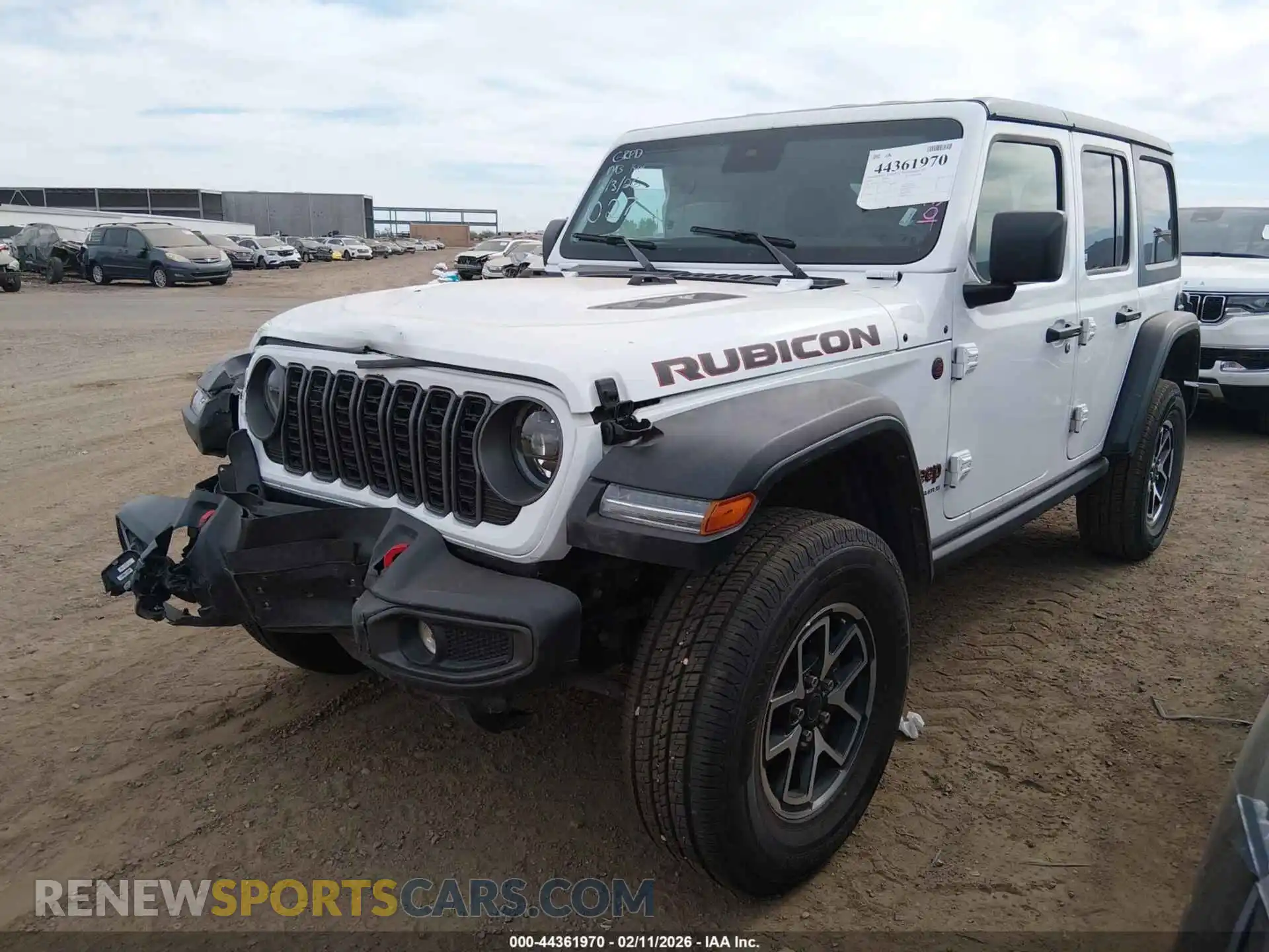 2 fotografías del automóvil dañado 1C4PJXFN0SW531027 JEEP WRANGLER 2025