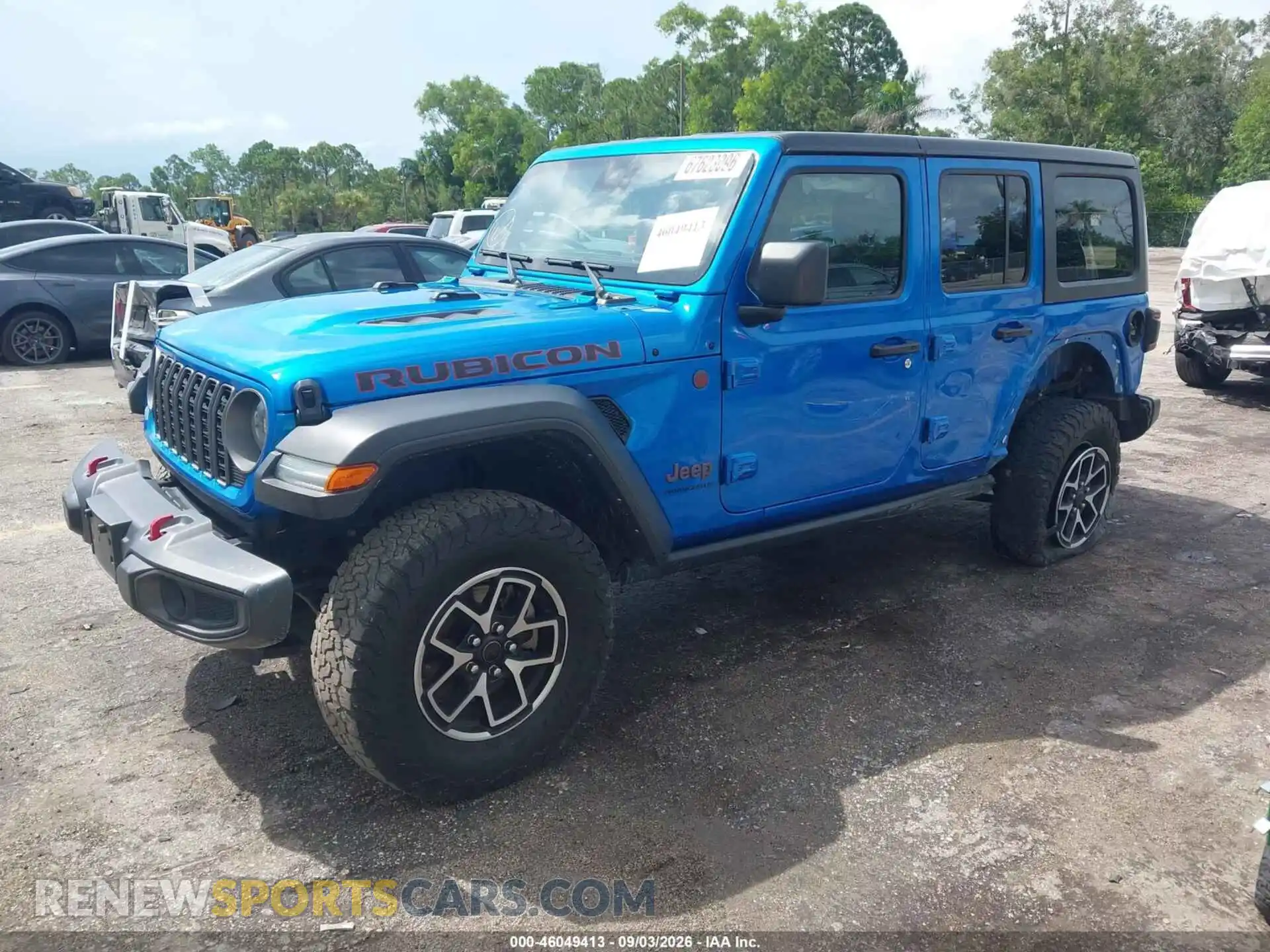 2 fotografías del automóvil dañado 1C4PJXFN1SW525429 JEEP WRANGLER 2025