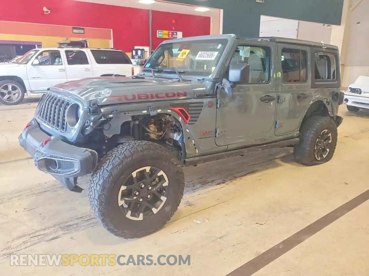 1 Photograph of a damaged car 1C4PJXFN1SW527620 JEEP WRANGLER 2025