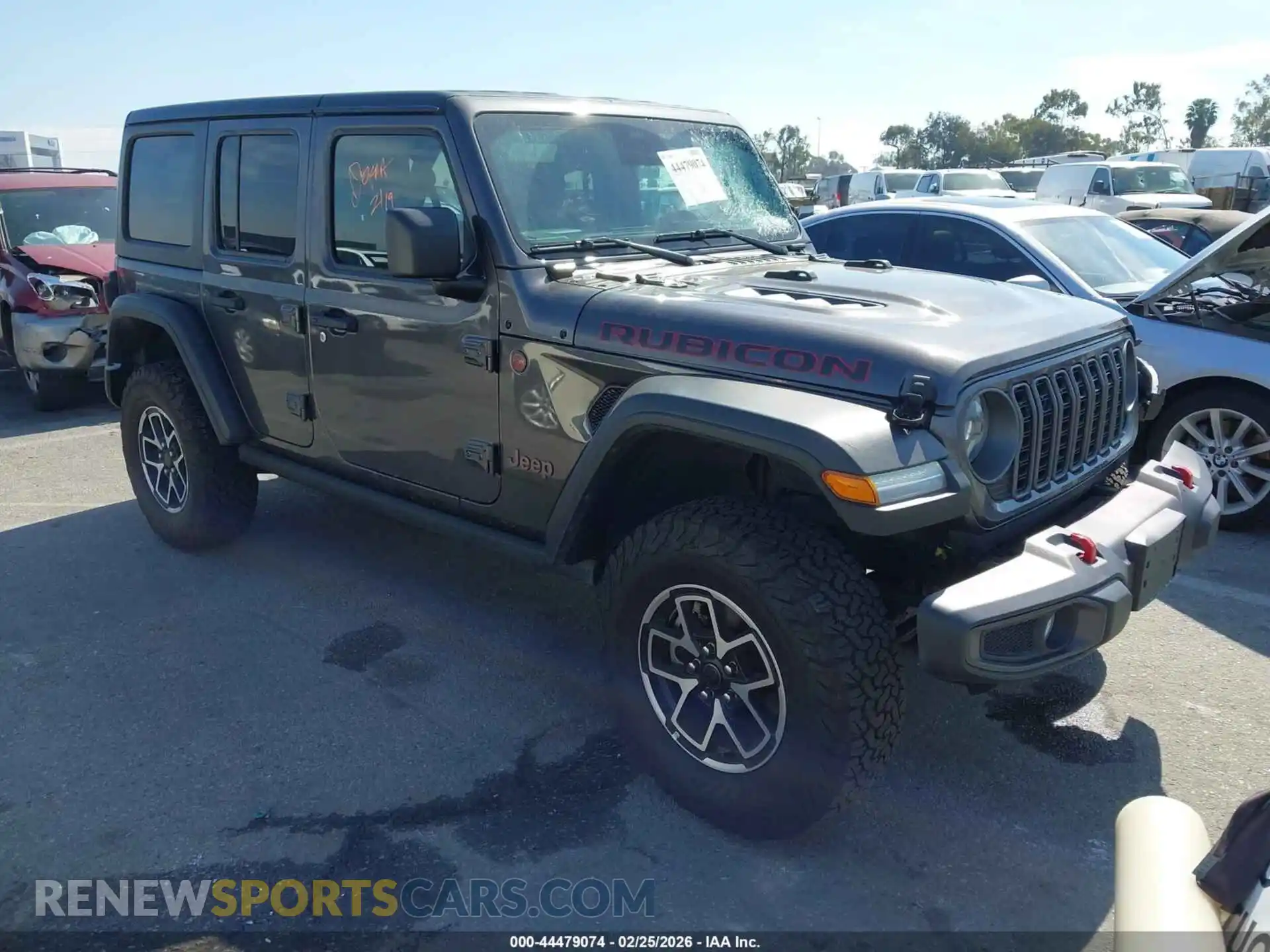 1 Photograph of a damaged car 1C4PJXFN2SW664095 JEEP WRANGLER 2025