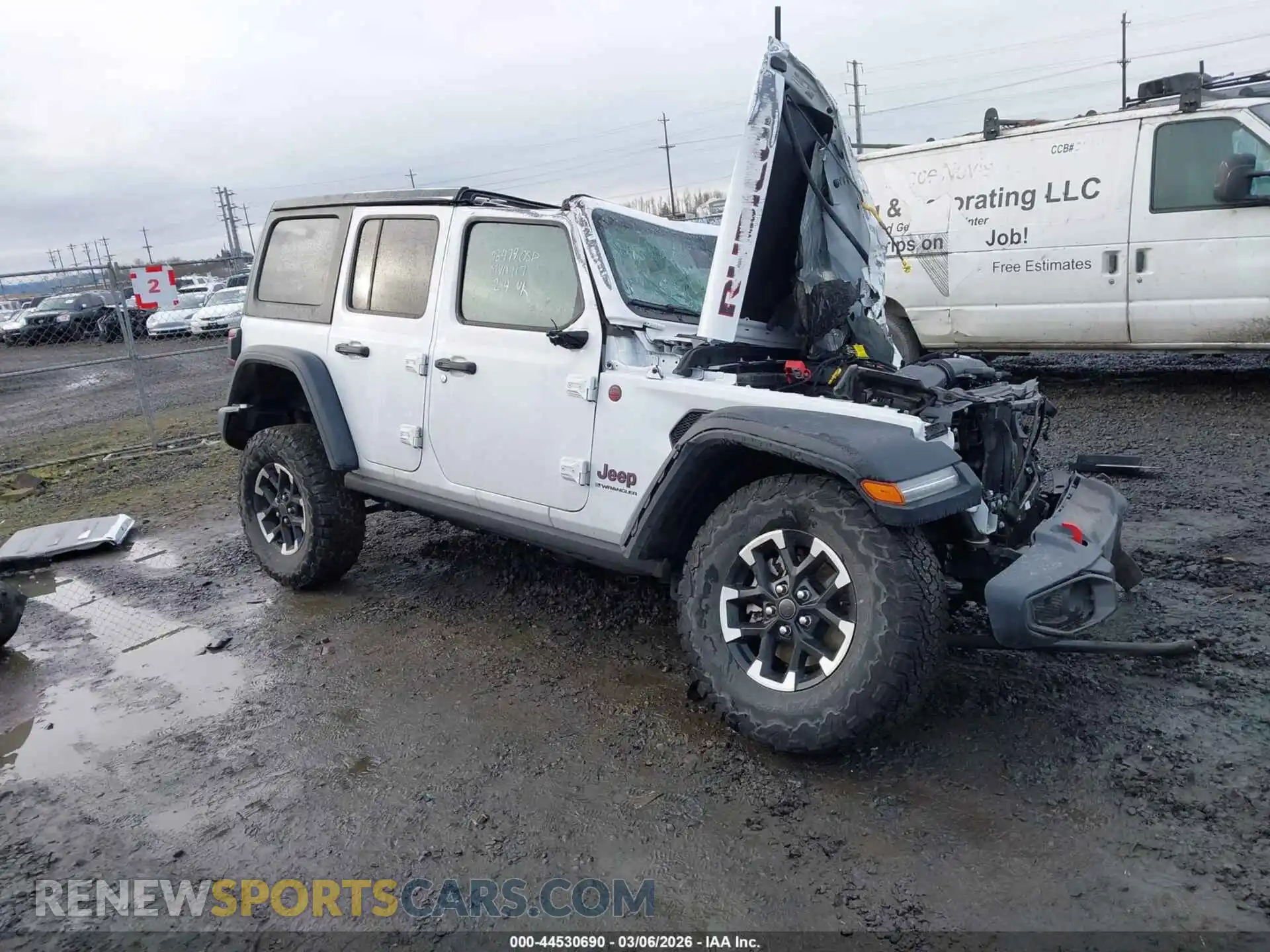 1 Photograph of a damaged car 1C4PJXFN4SW526512 JEEP WRANGLER 2025