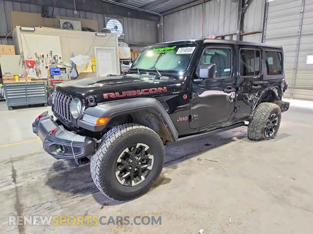 1 Photograph of a damaged car 1C4PJXFN5SW527779 JEEP WRANGLER 2025